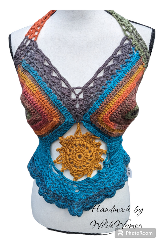 Cosmic Diamond Halter Top
