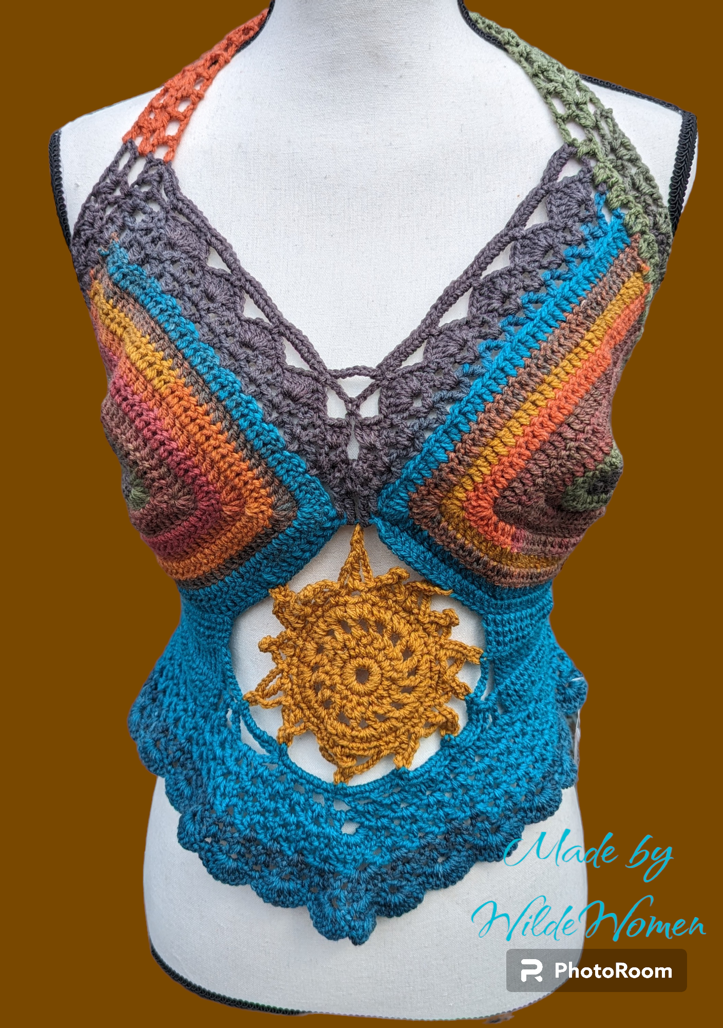 Cosmic Diamond Halter Top