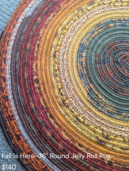 Fall Is Here JRR 36" Round Rug