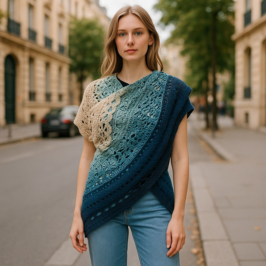 Ocean Jasper Shawl